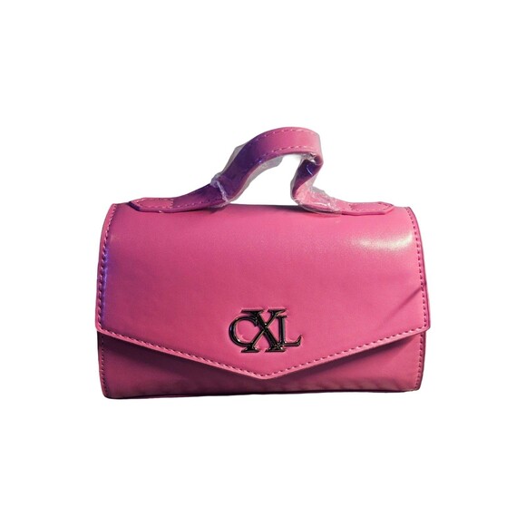 CXL by Christian Lacroix Crossbody Bag Small Pink Laine Matte Patent MSRP $88 - Picture 2 of 13